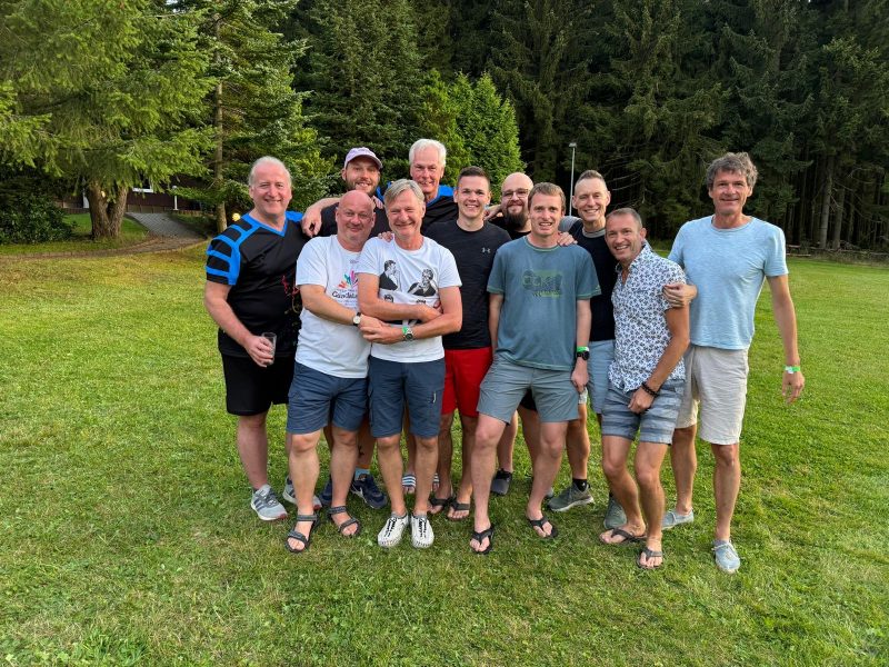 Unsere kleine sportliche Delegation beim Sportwochenende auf dem Rabenberg 2024