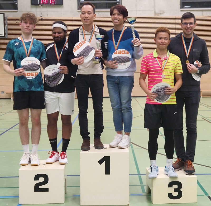 1. Elbe Cup Dresden - Podium: Doppel Level A